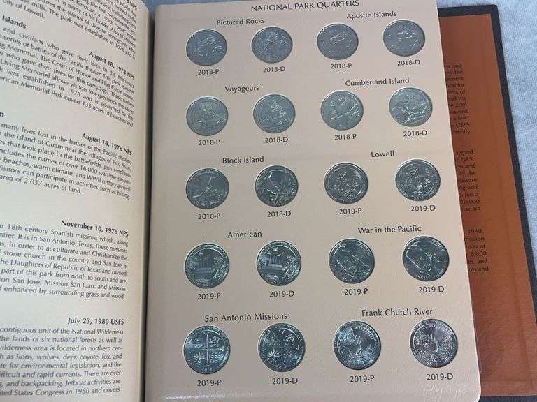 2010-2021 America’s Beautiful National Parks Washington Quarters