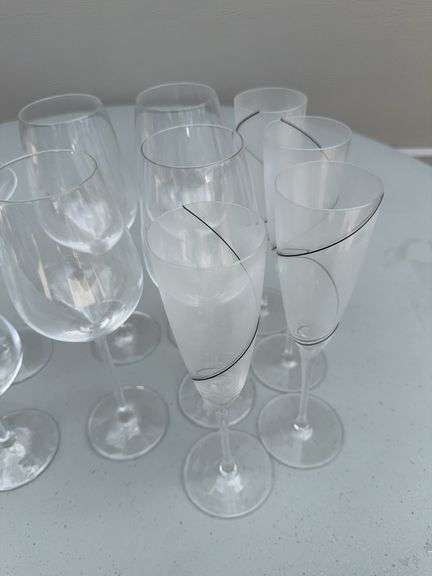 (12) Stemware and Martini Glasses