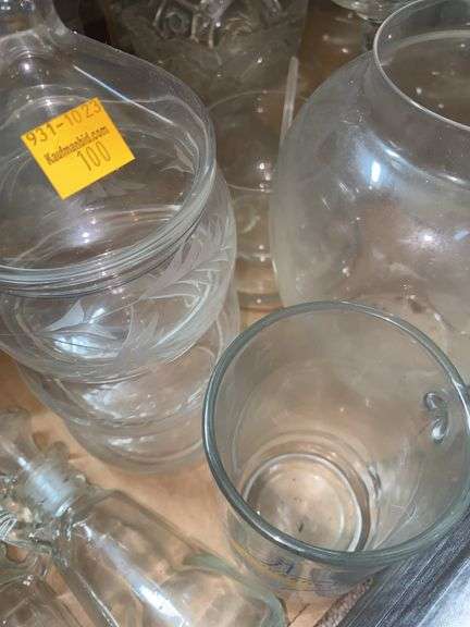 Assortment of Glassware