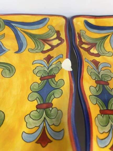 Maxcera Yellow Talavera 10” Plates