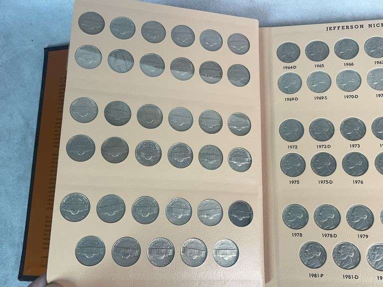 1938-2005 Jefferson Nickels Complete Book