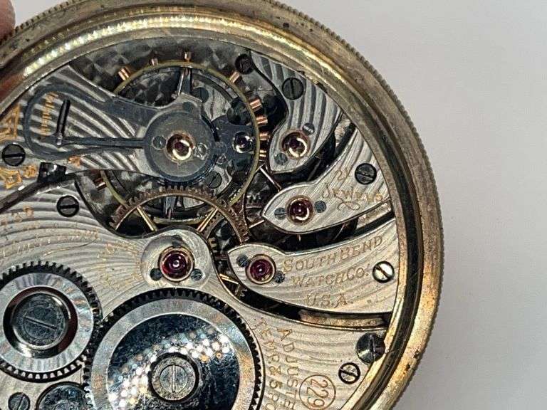 South Bend Studebaker 21 Jewel Pocket Watch