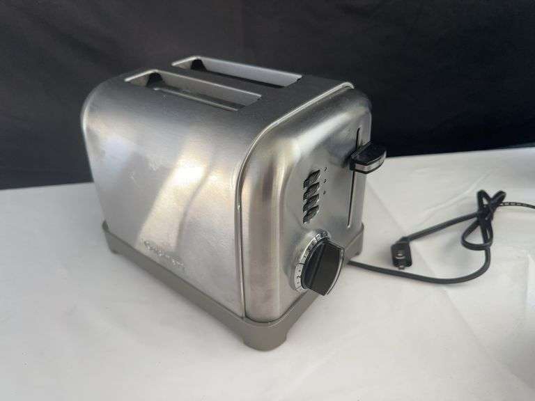 Williams Sonoma Cheese Knives, Cuisinart Toaster, (2) Serving Dishes, and other misc.