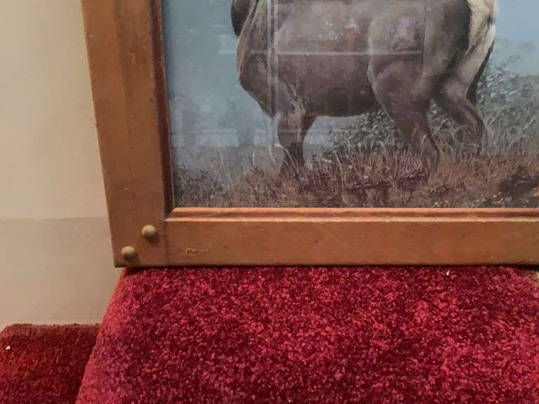 Framed Elk Print