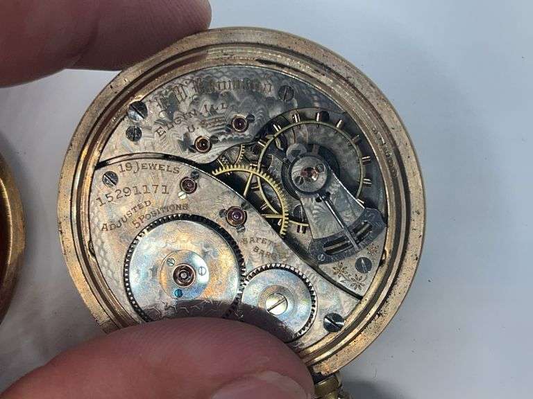 B.W. Raymond Elgin 19 Jewel Pocket Watch