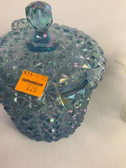 2 Fenton Baskets, 1 Fenton Candy Dish ( All 3 Pieces Damaged)