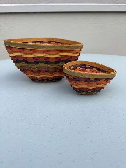 (2) Longaberger Baskets