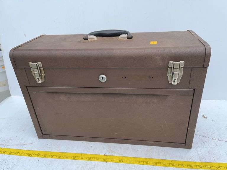 Toolbox with Variety of Tools
