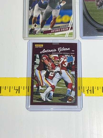 (7) Antonio Gibson Trading Cards