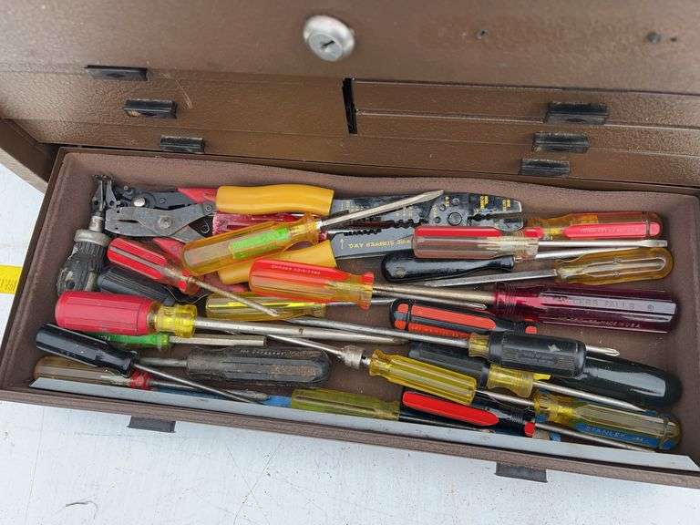 Toolbox with Variety of Tools