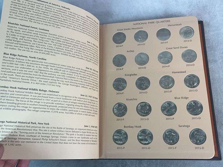 2010-2021 America’s Beautiful National Parks Washington Quarters