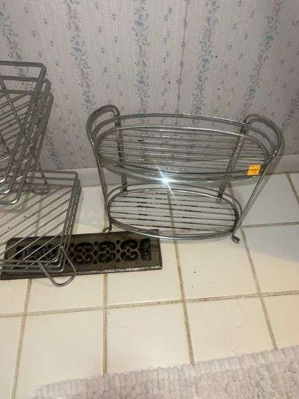 Metal Bathroom Storage Racks