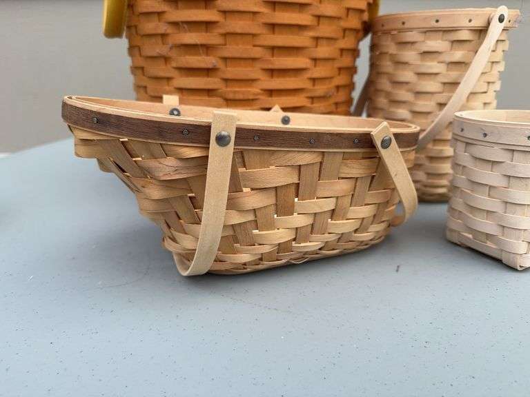 (4) Longaberger Baskets