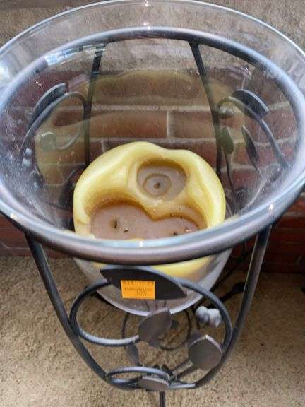 Large Candle Holder Stand and Candle