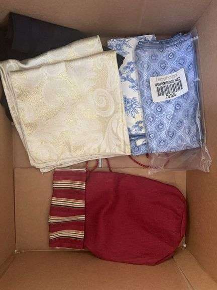 Box of misc. Placemats, Napkins and Ect.