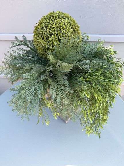 Flower Pot w/ Fake Plant