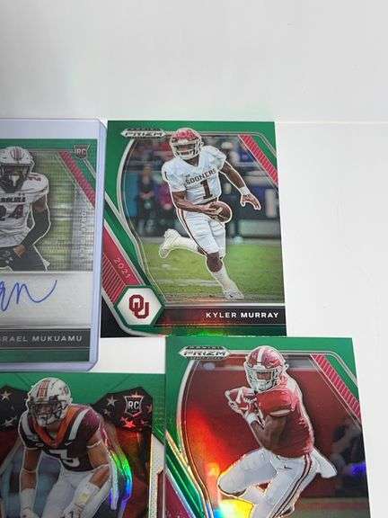 Assortment of College Football Trading Cards