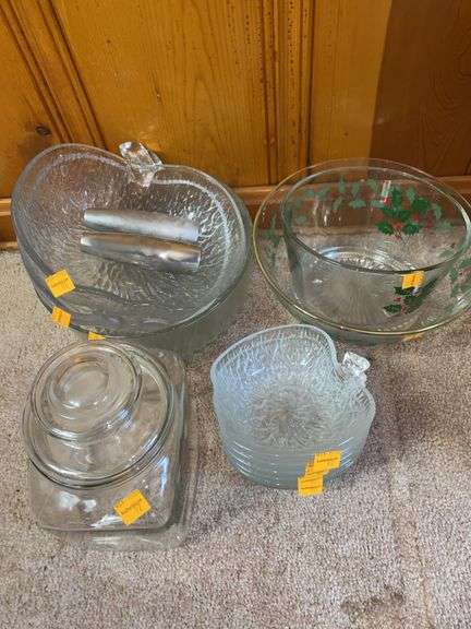 Assorted Clear Glassware