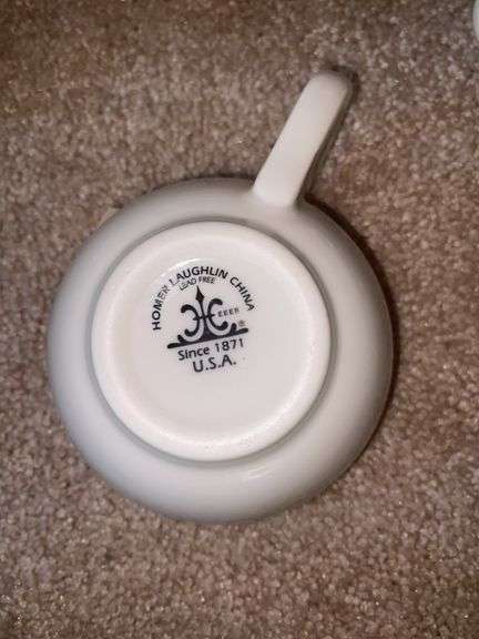 Assortment of Ironstone China, Homer Laughlin Cups