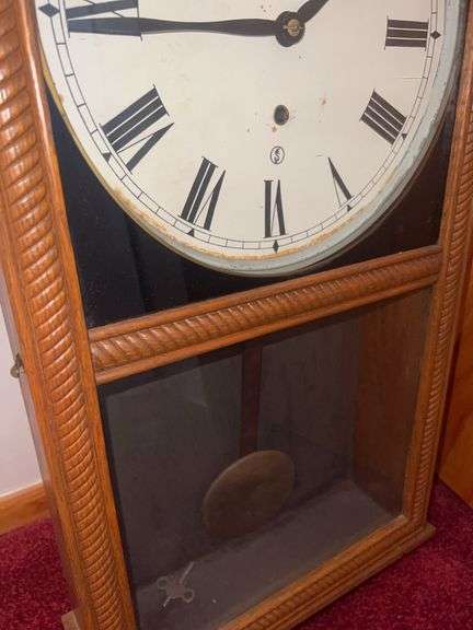 Made in USA Wind Up Clock with Key