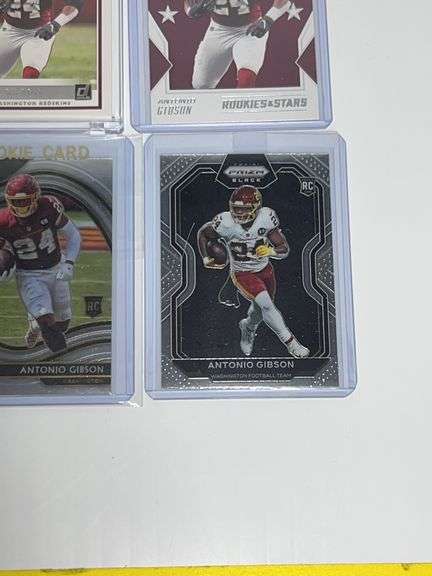 (7) Antonio Gibson Trading Cards