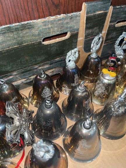 Assortment of Silver Plated Decorative Bells