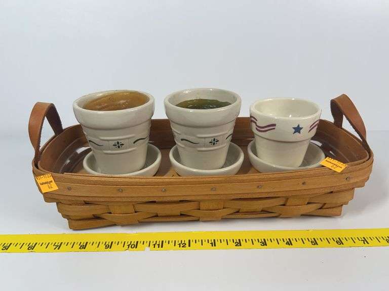 Longaberger Flower Pot Basket