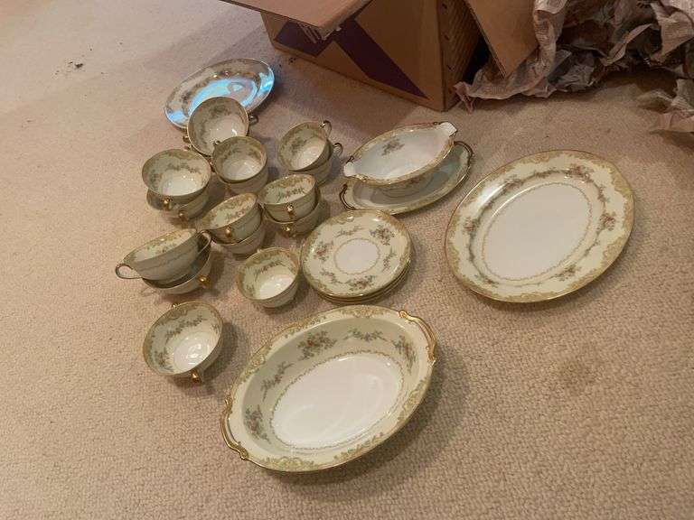 (2) boxes of Nordic China - bowls, cups, and other dishes