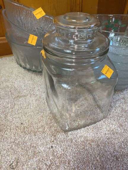 Assorted Clear Glassware