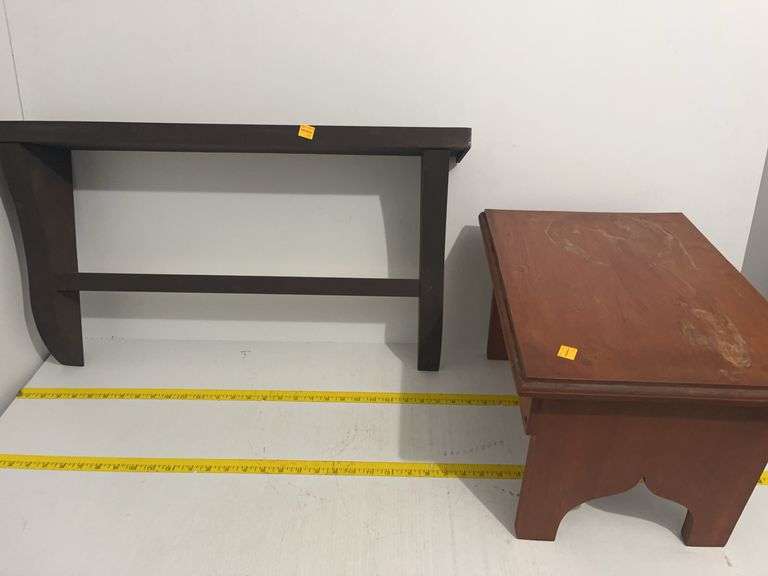 Shelf and Stool