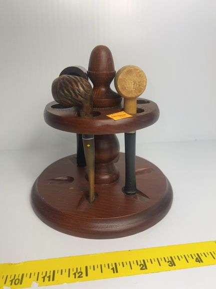 Pipe Stand with 3 Pipes