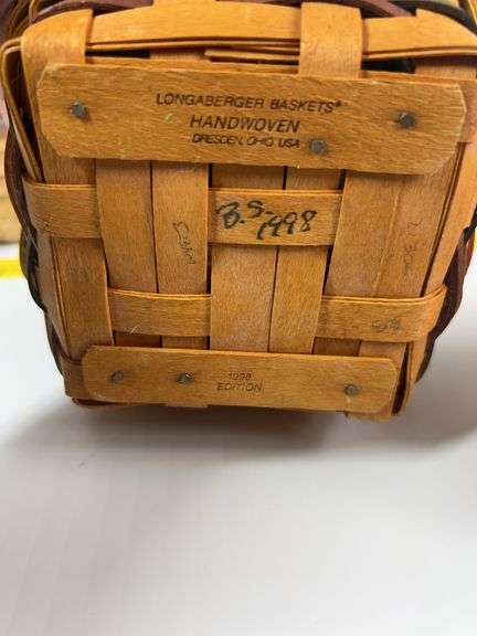 Longaberger Easter Basket, Century Basket, Bread Basket, Herb Basket