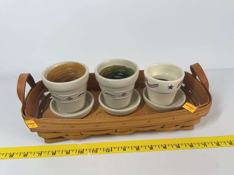 Longaberger Flower Pot Basket