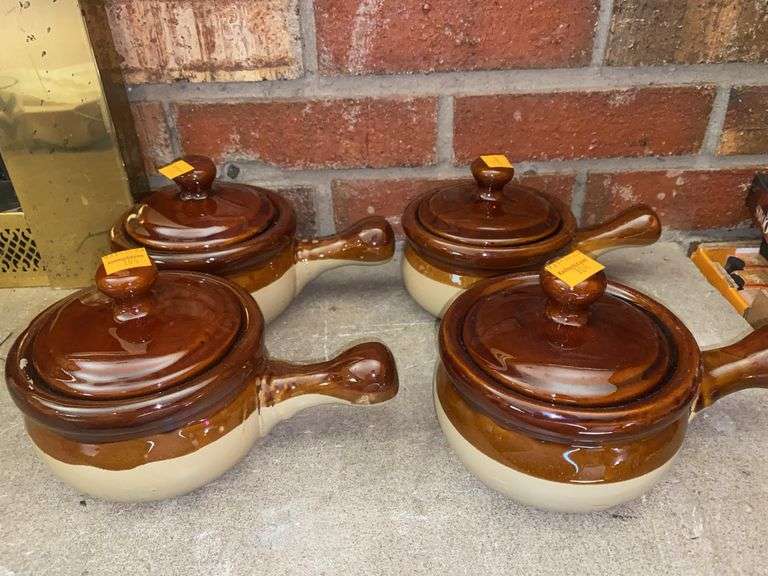 (4) Ceramic Soup Bowls
