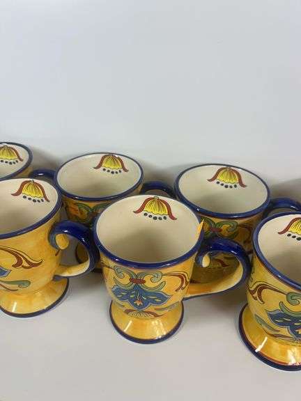 Maxcera Yellow Talavera Mugs-Made in China