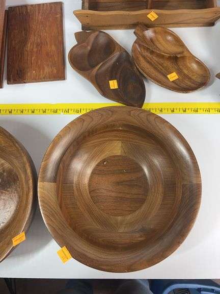 Assortment of Wooden Dishes