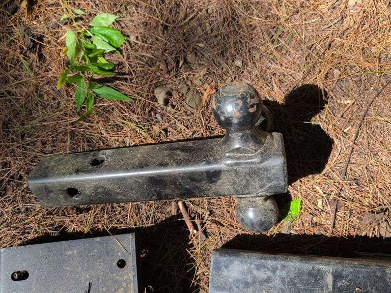 3-way ball hitch and (2) other hitches