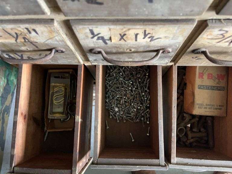 Wooden Storage Bin with Hardware