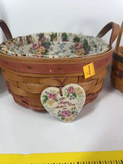 Longaberger Mothers Day Basket, Easter Basket, Inaugural Basket, Herb Basket