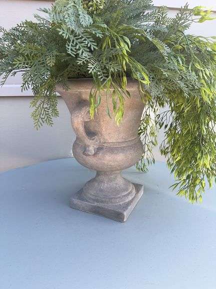Flower Pot w/ Fake Plant