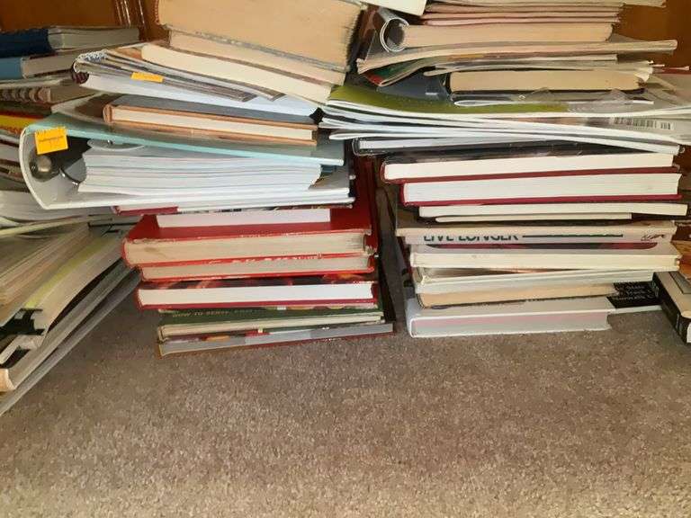 Assortment of Cookbooks, Magazines, and Recipe Books