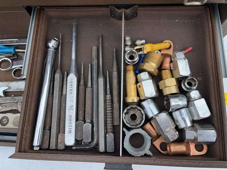 Toolbox with Variety of Tools
