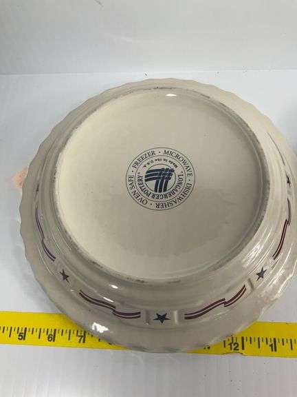 Longaberger Plates, Bowls and Pitcher, Soap Dispenser