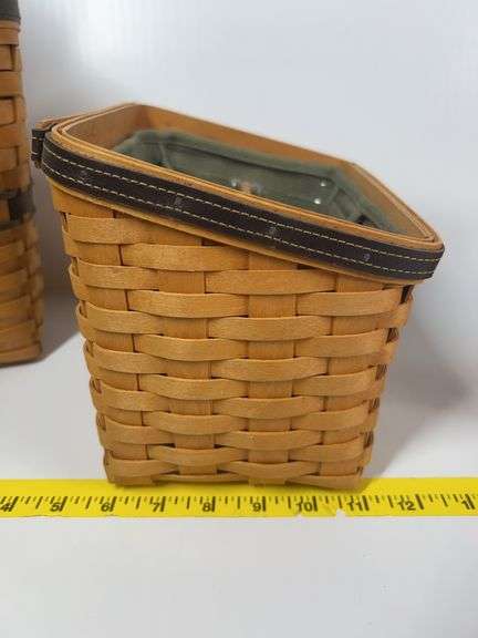 Longaberger Collectors Club Membership Charter Member Basket, Longaberger Father’s Day Caddy Basket,
