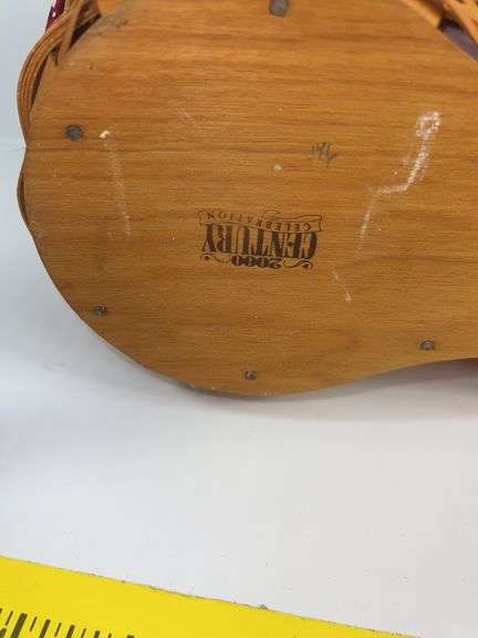Longaberger Shaker Taker Basket and 2 Crocks