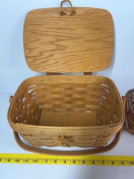 1492-1992 Longaberger Discovery Basket, Longaberger Horizon of Hope Basket, Longaberger All American
