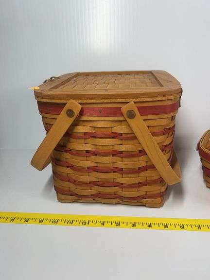 Longaberger Hostess Remembrance Basket, (2) Longaberger Baskets