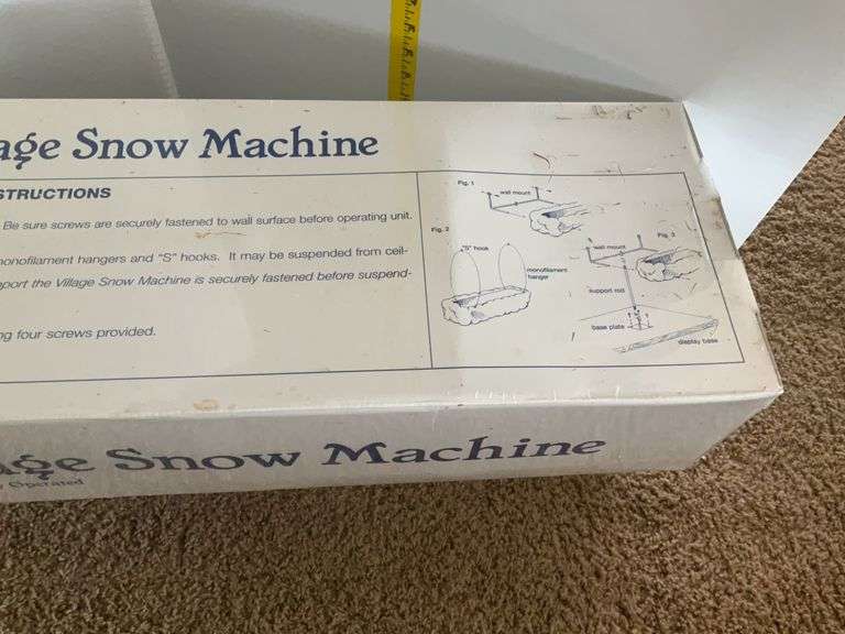 2 Battery Operated Snow Machines