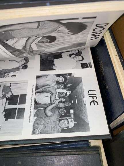 Large Box of Assorted Yearbooks and Books