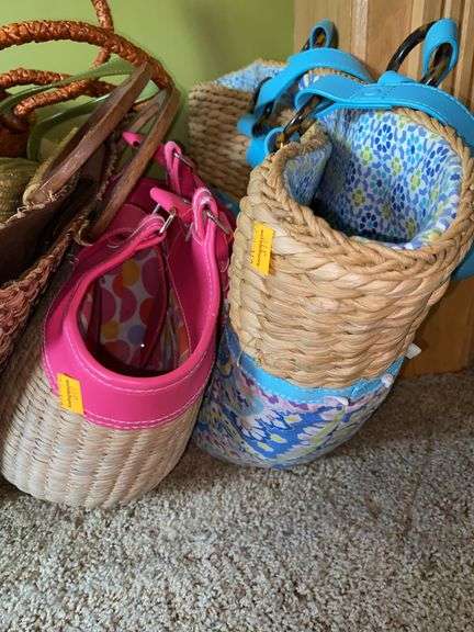 Assorted Woven Basket Purses